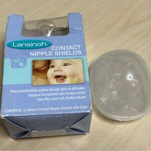 Lansinoh Contact Nipple Shields - Size 2 - 24mm - 3 Total